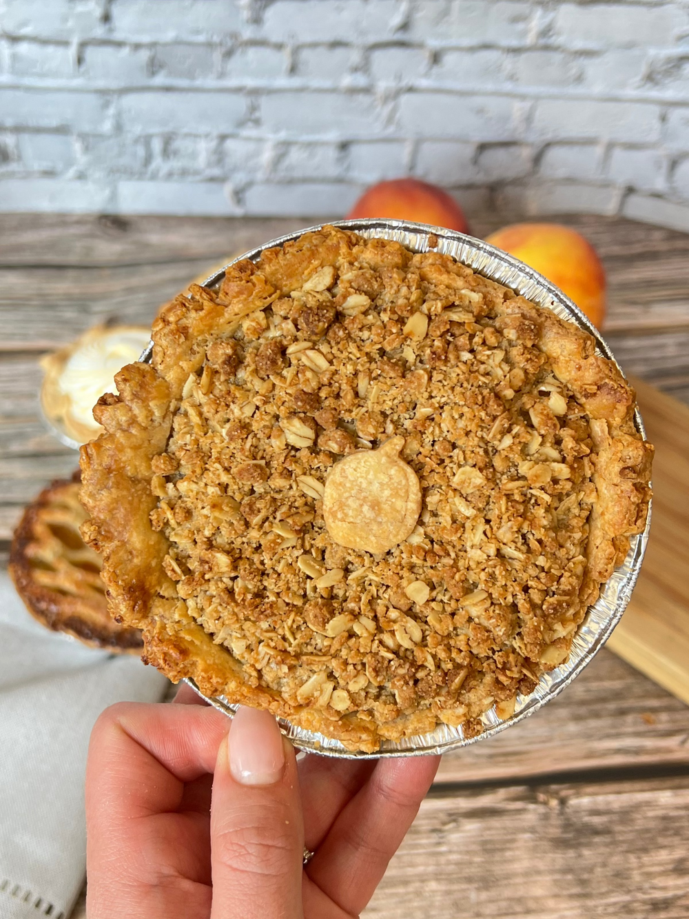 5" Peach Pie Crumble