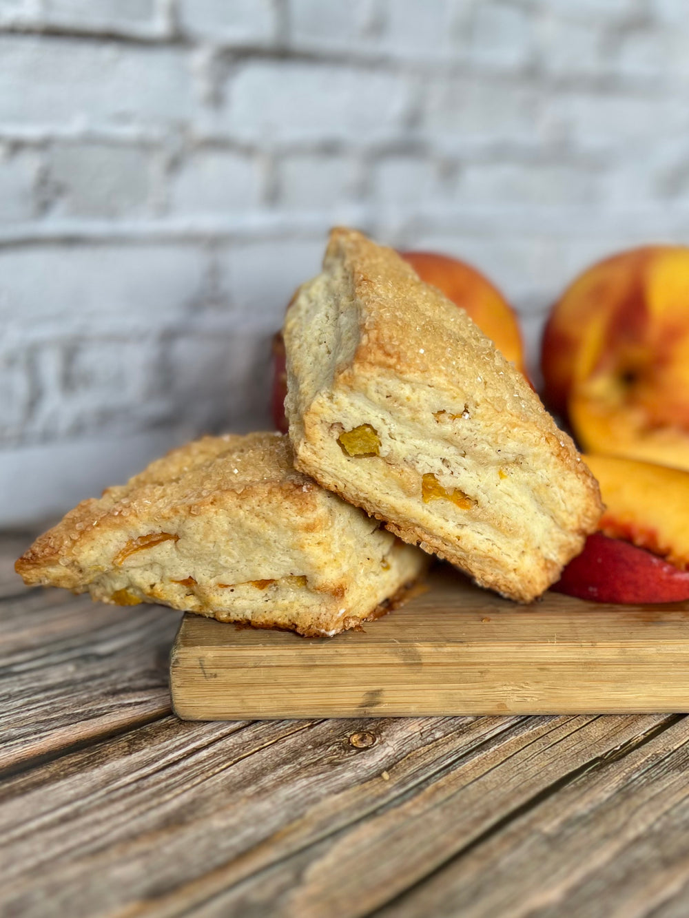 Peach & Almond Scones