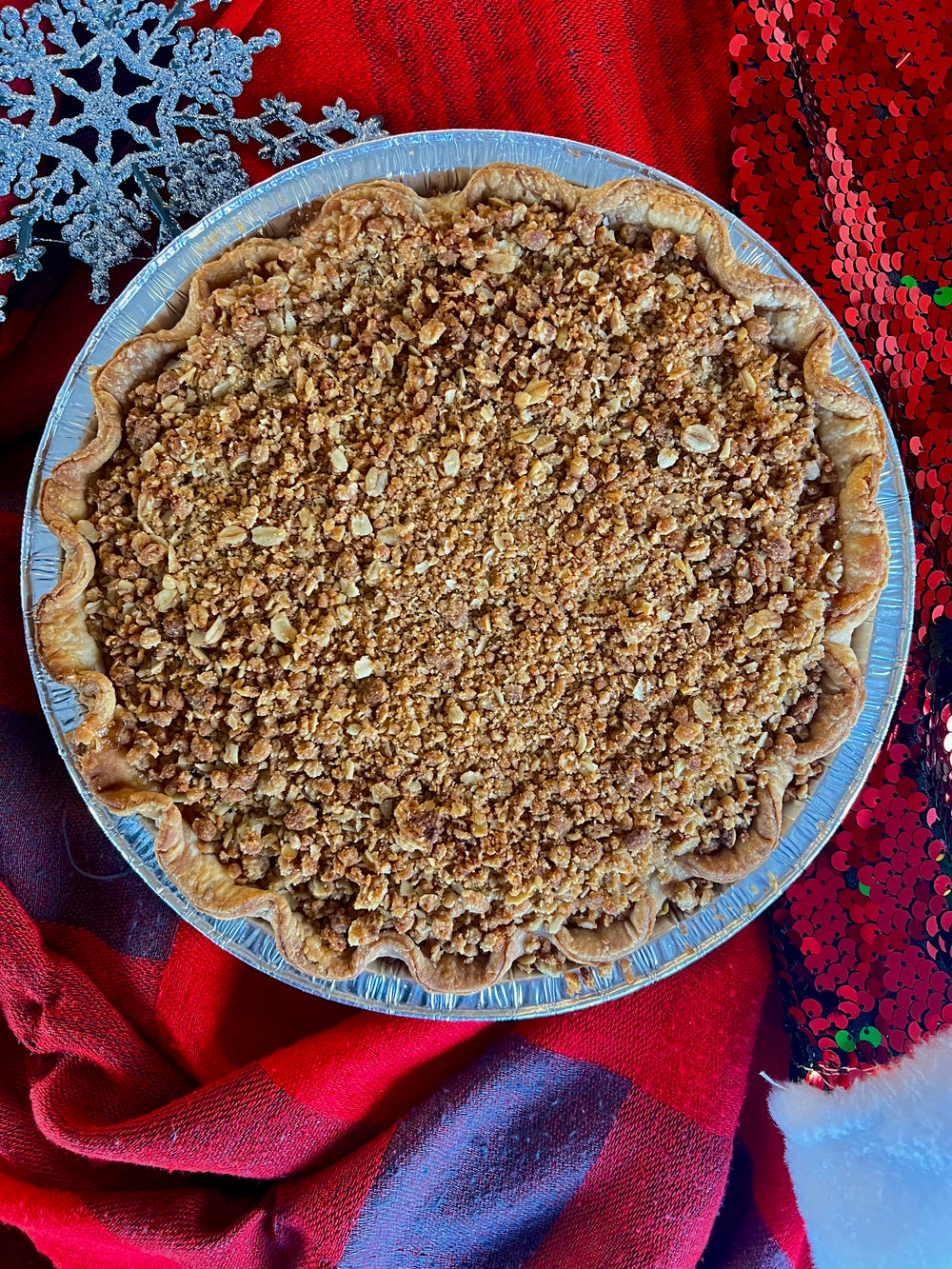 9" Family Size Apple Crumble- Baked & Frozen