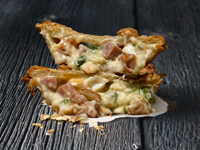 Gruyere Chicken Cordon Bleu Pie