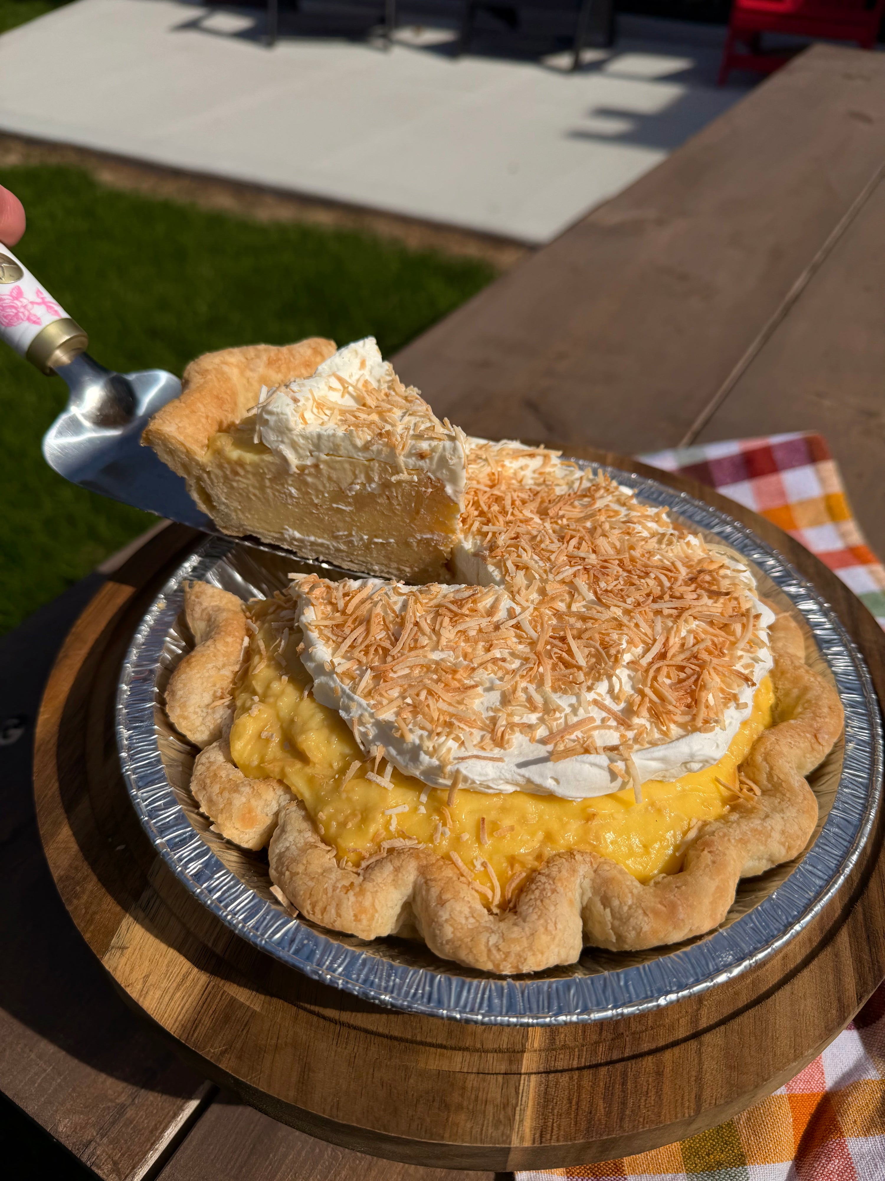 9" Family Coconut Cream Pie - Baked & Frozen