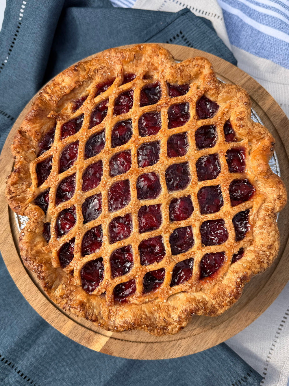 9" Family Size Cherry Pie- Baked & Frozen