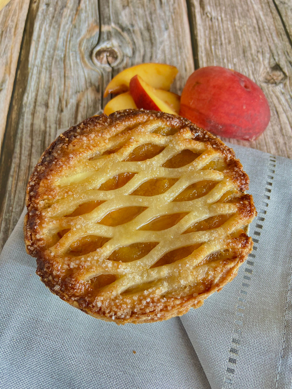5" Sour Cream & Peach Pie