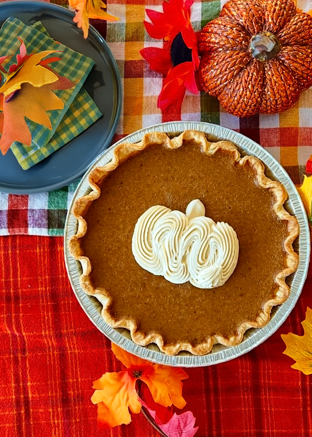 9" Family Size Pumpkin Pie - Frozen, Baked